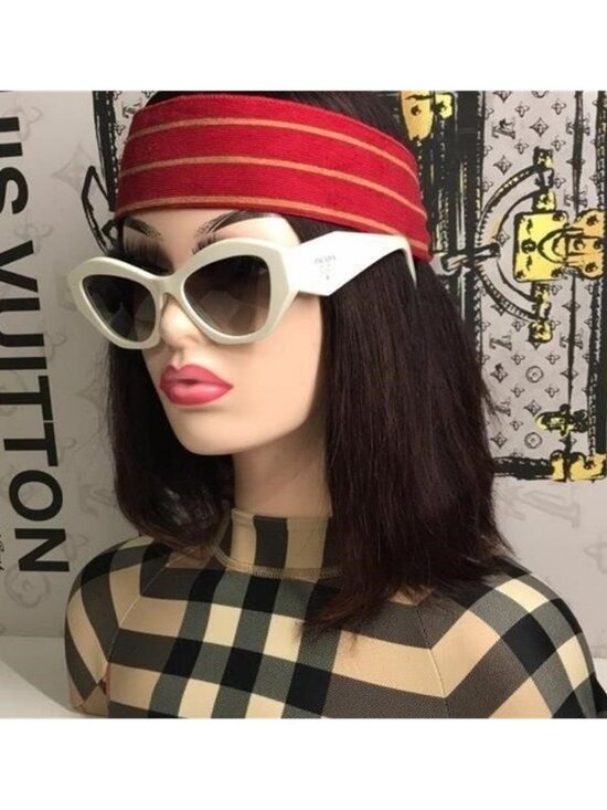 New Authentic Prada SPR 07Y Women’s Sunglasses – White Frame main image 9